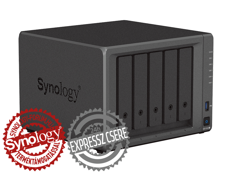 Synology - NAS - NAS Synology DS1522+ (8Gb) DiskStation 5x3,5 USB 22,6-3,1 GHz CPU