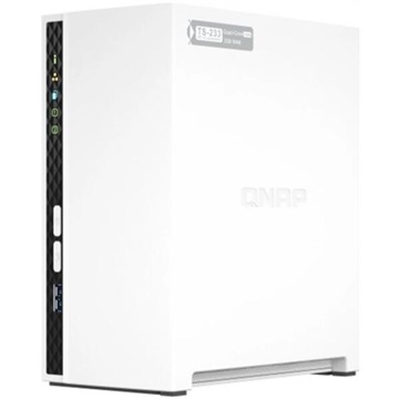 QNAP - NAS - QNAP NAS - TS-233 (2HDD hely, SATA, CPU: 2,0GHz, RAM: 2GB, 1x RJ-45, 1x USB3.0)