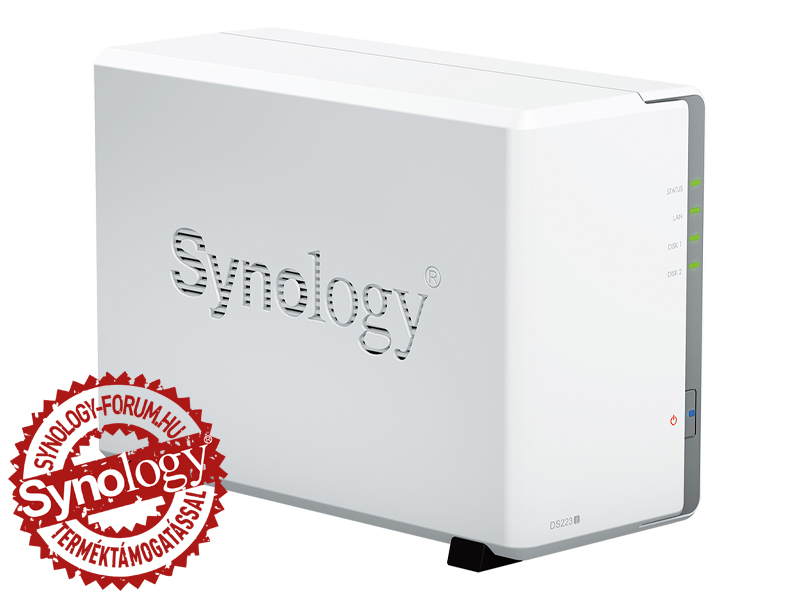 Synology - NAS - NAS Synology DS223j (1Gb) Disk Station 2x3,5' 4x1,7Ghz
