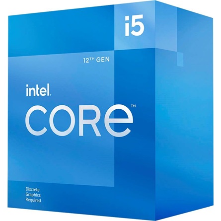 Intel - Processzor - CPU Core i5 12400F 2,5GHz LGA1700B BOX BX8071512400F 6, 2,5GHz, 4,4GHz, 18MB, 117W, htvel, GPU: nincs