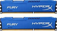 Kingston - Memria PC - Kingston Fury Blue HyperX 16Gb/1866Mhz CL10 K2 2x8GB DDR3 memria