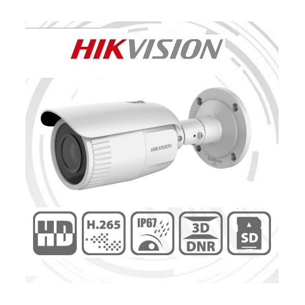 Hikvision - Biztonsgtechnika - Hikvision IP cskamera - DS-2CD1643G0-IZ (4MP, 2,8-12mm, kltri, H265+, IP67, IR30m, ICR, WDR, 3DNR, SD, PoE)