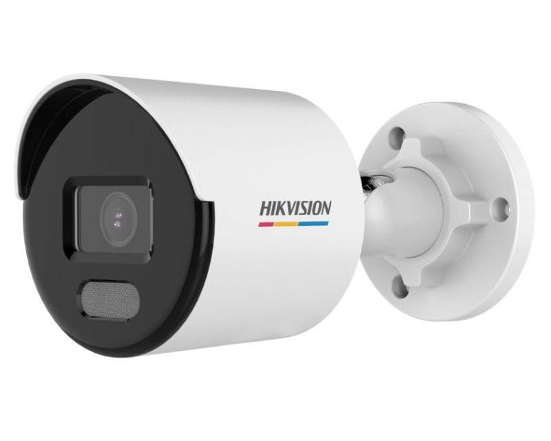 Hikvision - Biztonsgtechnika - IPCam Hikvision DS-2CD1027G0-LUF + mikrofon(2.8mm) 2Mp 2MP fix ColorVu IP cskamera, lthatfny, beptett mikrofon