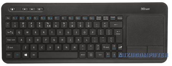 Trust - Keyboard Billentyzet - Key Trust HU Veza Wireless Black 21268