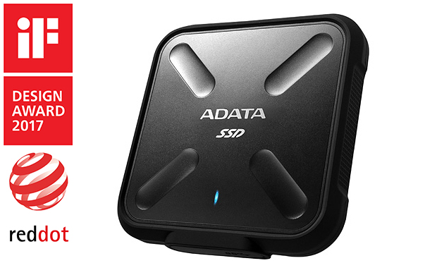 A-DATA - SSD drive - A-DATA SD700 1TB USB3.1 hordozhat vz s porll SSD meghajt, fekete