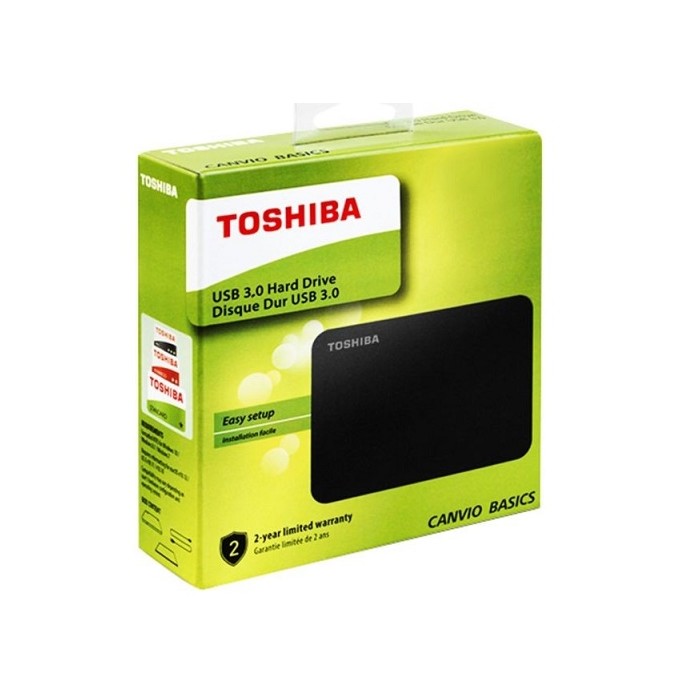 Toshiba - Adattrol - Toshiba 3Tb Canvio Basics 2018 2,5' USB3 kls merevlemez, fekete