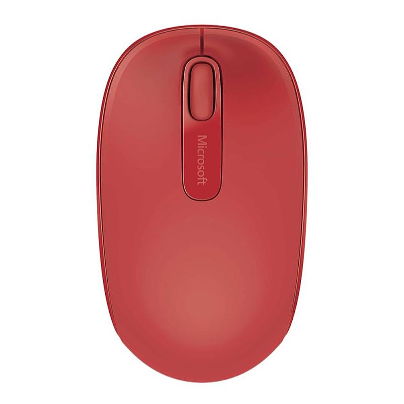 Microsoft - Mouse s Pad - Microsoft 1850 Wireless optikai egr, piros