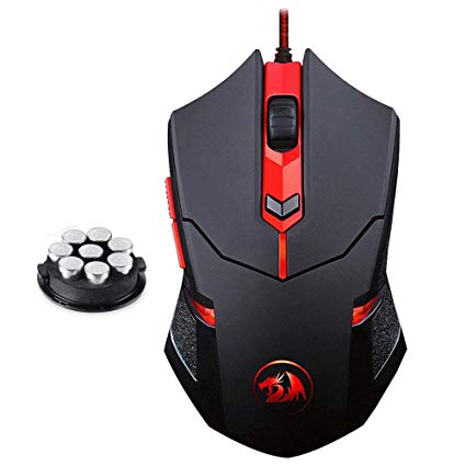Defender - Mouse s Pad - Defender Redragon Centrophorus USB optikai gaming egr, fekete
