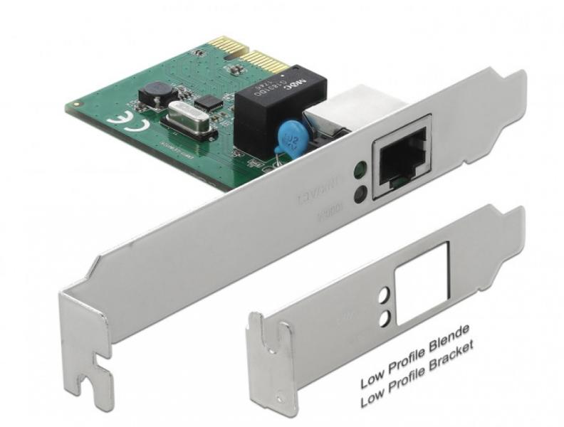 DeLOCK - Hlzati adapter - Delock 1xGigabit LAN PCI-E 90381