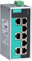Moxa - Switch, firewall - Moxa EDS-208A-T 8p 10/100 IP30 Switch, alumnium