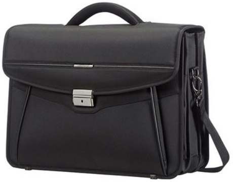 Samsonite - Tska (Bag) - Samsonite Desklite Briefcase 3 Gussets 15,6' notebook tska, fekete