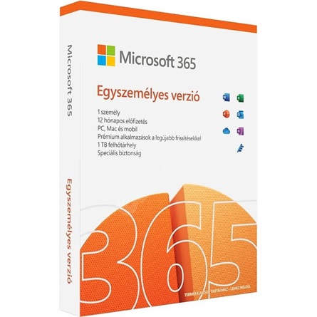 Microsoft - Szoftver - MS Office365 Home Personal HUN 1u 1v Subscr. BOX QQ2-01426